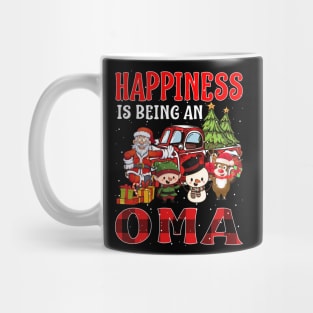 Happiness Is Being An Oma Christmas Mug